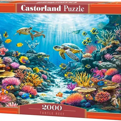 Productafbeelding van Puzzel 2000 stukjes: Schildersrif - Castorland