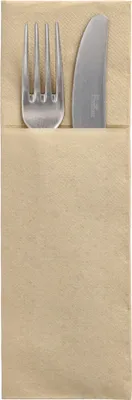 Productafbeelding van PAPSTAR 89663 Servetentas "DAILY Collection", zandkleurig