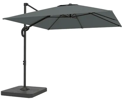 Produktbild von Freiarmschirm mit Standgewichten, UPF50+ Polyester