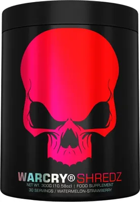 Produktbild von Genius Nutrition WARCRY Shredz (30 Serv) Watermelon Strawberry - Diät & Gewichtsmanagement - Fatburner