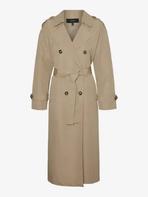 Produktbild von Vero Moda Chloe Long Trenchcoat Beige L Frau Beige L