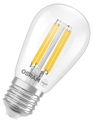 Obrázek produktu pro OSRAM LED žárovka Superstar Edison ST45 Filament stmívatelná, 2700 K teplá bílá, 3,4 W, E27, čirá, 470 lm, pro dekorativní svítidla, vintage vzhled, 15 000h