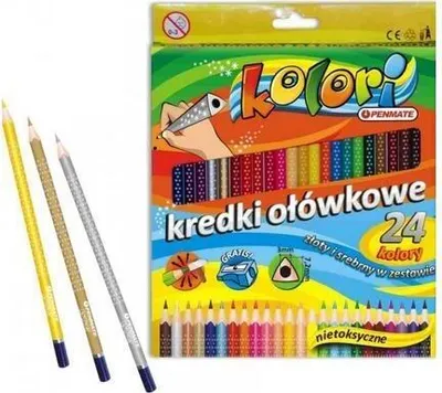 Image de Crayons Kolori Premium 24 couleurs PENMATE