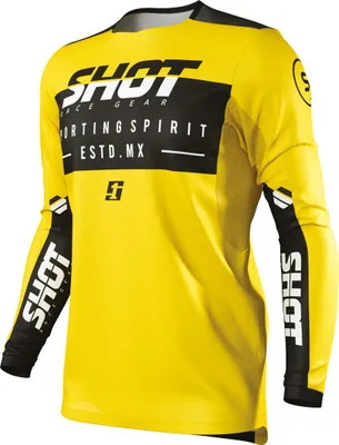 Produktbild von Shot Contact Spirit Motocross Jersey, gelb, M