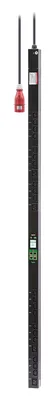 Produktbild von APC Easy Rack PDU, schaltbarer Ausgang mit Messfunktion, 0 HE, 1-phasig, 3.7kW, 230V, 16A, (20) C13 und (4) C19 Ausgänge, IEC60309 2P+E Eingang, Messgerät, Geändert, 0U, Einphasig, Schwarz, 24 AC-Ausgänge, C13-Koppler, C19-Koppler