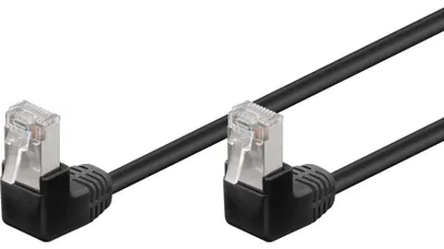 Produktbild von Patchkabel RJ-45 90°-Stecker > RJ-45 90°-Stecker