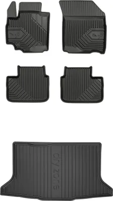Produktbild von FROGUM Gummimatten Auto Fußmatten + Kofferraummatte für Suzuki SX4 2006-2014