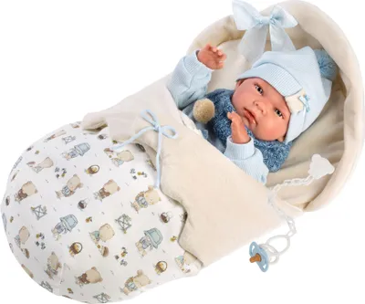Produktbild von Llorens 73885 NEW BORN BOY - realistische Puppe