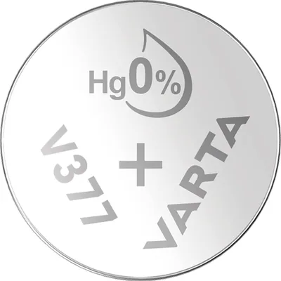 Produktbild von Knopfzelle Silberoxid - Uhrenbatterie VARTA 377 SR66 1.55V