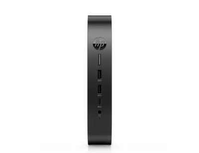 Produktbild von HP Elite t655 - Thin Client - SFF - 1 x Ryzen Embedded R2314 / 2.1 GHz - RAM 4 GB - Flash 32 GB - eMMC - Radeon Graphics - 1GbE, Bluetooth 5.2 - WLAN: 802.11a/b/g/n/ac/ax, Bluetooth 5.2 - HP ThinPro - Monitor: keiner - Tastatur: Deutsch