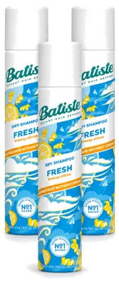 Produktbild von 3 x Batiste Fresh Trockenshampoo - 200 ml - Vorteilspackung - 3 Stücke
