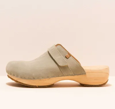 Produktbild von El Naturalista Clogs Damen N5834 LUX SUEDE PIEDRA / SHOKUNIN Farbe Grau