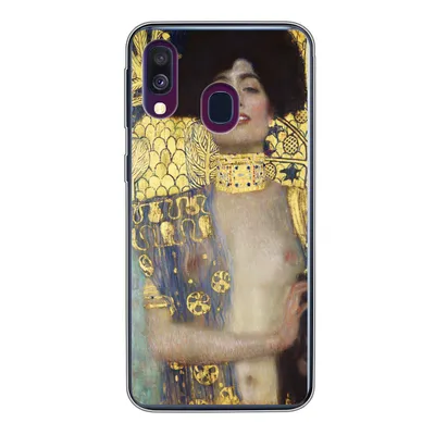 Produktbild von MuchoWow® Handyhülle Schutzhülle Hülle für Samsung Galaxy A40 Judith - Gustav Klimt Silikon Softcase Handy Hülle - Handy-Tasche