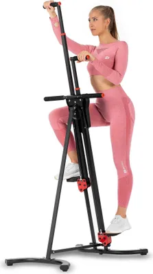 Produktbild von Hop-Sport 2in1 Stepper & Vertical Climber - klappbar und verstellbar, Klettermaschine, Kletterbewegungen für Ganzkörpertraining