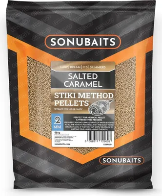 Produktbild von Sonubaits Stiki Method Pellets 650g | Salted Caramel - 2mm