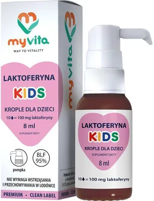 Produktbild von MyVita Lactoferrin Kinder, 8 ml.