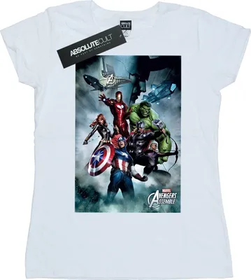 Produktbild von Marvel - "Avengers" T-Shirt für Damen BI3010 (XL) (Weiß)