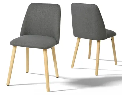 Produktbild von Esstischstuhl - Stuhl für das Esszimmer - Esszimmerstuhl - Küchenstuhl - Esszimmerstuhl - Hellbeige Polsterung