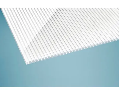 Produktbild von Terrassenüberdachung gutta Premium Polycarbonat weiß gestreift 611 x 306 cm weiß