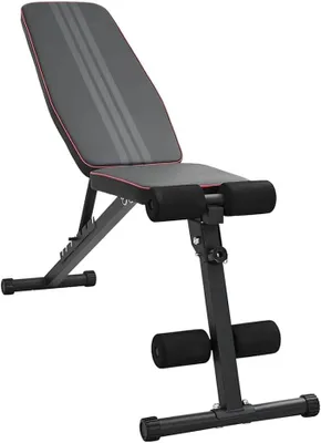 Produktbild von Hantelbank Schwarz 131 x 41 x 110 cm Pulverbeschichteter Stahl für Zuhause