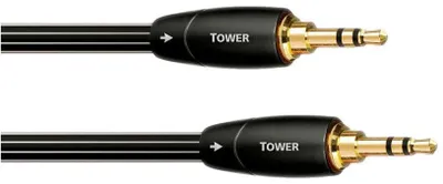 Zdjęcie produktu dla AudioQuest 1.5m Tower 3.5mm, 3.5mm, Męska, 3.5mm, Męska, 1,5 m, Czarny