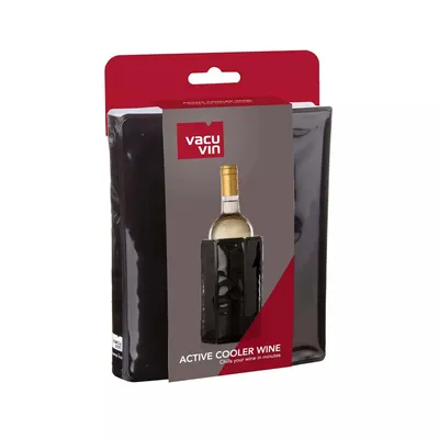 Produktbild von Vacu Vin Active Cooler Wine, Glasflasche, Wein, Schwarz, Einfarbig, 5 min, 1 Stück(e)