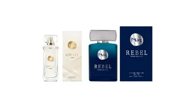 Produktbild von Miro Lovely Eau de Parfum Spray 50 ml + Miro Rebel POUR HOMME Eau de Parfum Spray 75 ml