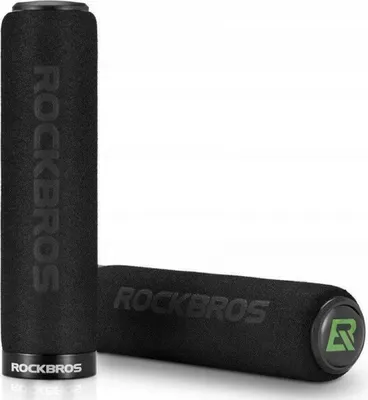 Obrázek produktu pro Gripy na kolo ROCKBROS černé (BT1001BKBK) černé přezky
