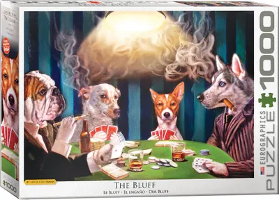 Obrázek produktu pro 1000dílná skládačka The Bluff Dogs od Lucia Heffernan