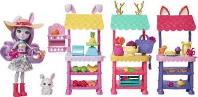 Zdjęcie produktu dla Enchantimals City Tails HHC17, 4 lat(a), Wielobarwny, Tkanina, Plastik
