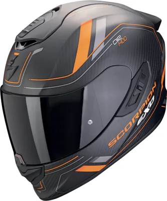 Obrázek produktu pro Přilba Scorpion Exo-1400 Evo 2 Carbon Air Mirage, černá matná/oranžová, 2XL (63/64)