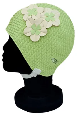 Productafbeelding van Vintage Zwemkap met 3D Bloemen voor Volwassenen