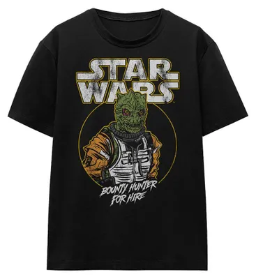 Image de T-shirt pour femme Star Wars, "Chasseur de primes à louer", modèle TV41320 (Taille M), couleur noire