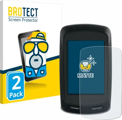 Produktbild von 2x BROTECT Schutzfolie für Garmin Edge 800 Displayschutz Displayschutzfolie Folie Matt Entspiegelungsfolie
