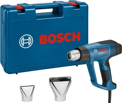 Zdjęcie produktu dla Pistolet na gorące powietrze Bosch GHG 23-66 Professional 2300 Watt 50 - 650 °C ( 06012A6300 ) + 2x dysza + walizka