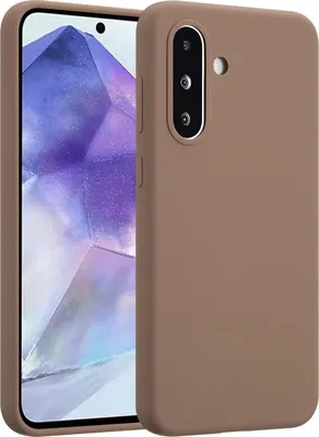 Zdjęcie produktu dla Accezz Liquid Silicone Backcover dla Samsung Galaxy A36 / A56 - Jasnobrązowy