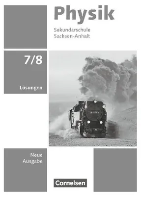 Produktbild von Physik 7./8. Schuljahr. Sachsen-Anhalt - Lösungen zum Schulbuch