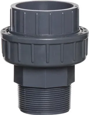 Obrázek produktu pro PVC tvarovka, šroubení bez kroužku, 50mm x 1-1/2