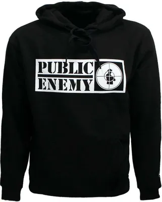 Produktbild von Bluza z kapturem Public Enemy Crosshairs z nadrukiem logo na rękawie - oficjalny merchandise - XL