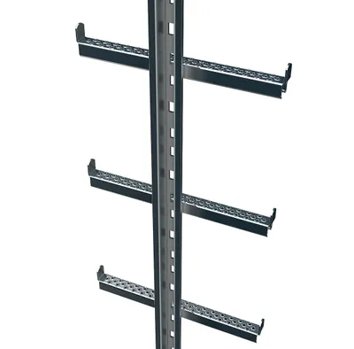 Produktbild von Zarges Einholmleiter mit integrierter Steigschutzschiene Edelstahl 1,40 m Länge