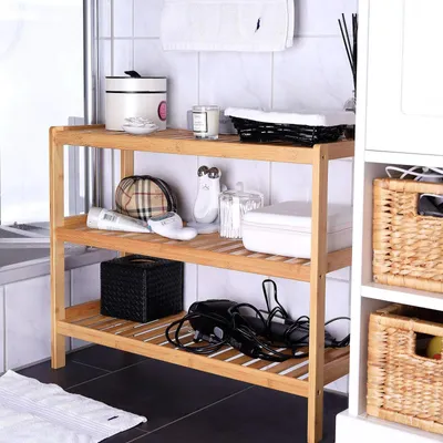 Image de Omgoods - Étagère murale avec 3 compartiments pour un gain de place optimal