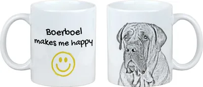 Produktbild von Boerboel Tasse mit Hund macht mich glücklich. Art-Dog