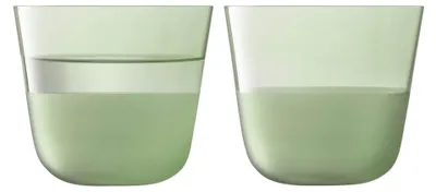 Produktbild von LSA | Tumbler ARC CONTRAST, grün, 260ml, 2er Set