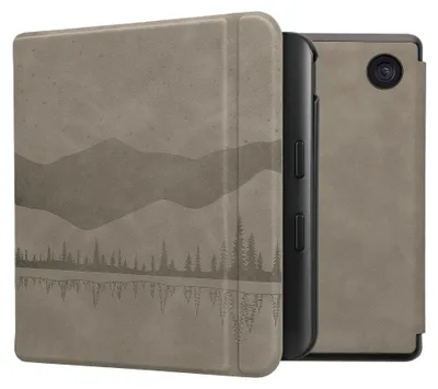 Produktbild von kwmobile Schutzhülle für Kobo Kobo Libra Colour / Tolino Vision Color Hülle - eReader Case aus Kunstleder mit Auto Sleep Funktion - Sternenhimmel