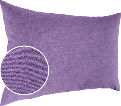 Produktbild von Dekokissenbezug MrJack Uni Lila 50x30cm Einfarbig Leinenoptik Sofakissen mit Reißverschluss