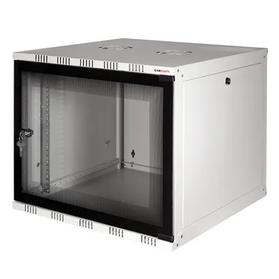 Produktbild von LogiLink W09A54G, Wandmontiertes Regal, 9U, 50 kg, 17 kg, Grau