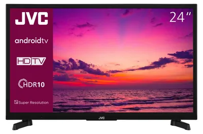 Produktbild von JVC LT-24VAH3455 Fernseher 24 Zoll Android Smart TV HD-Ready, HDR TV mit Triple-Tuner, LED TV (2026)