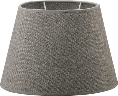 Produktbild von Home Sweet Home Lampenschirm aus Stoff Grau - 24 x 16 x 16 cm