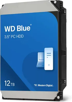 Produktbild von Western Digital Blue WD120EAGZ Interne Festplatte 12 TB 7200 RPM 512 MB 3.5" Serial ATA III