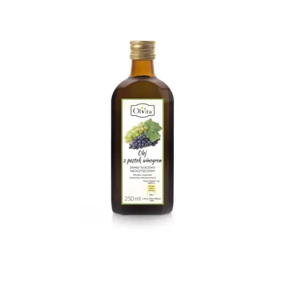 Image de OLVITA Huile de raisin pressée à froid, non raffinée 250 ml